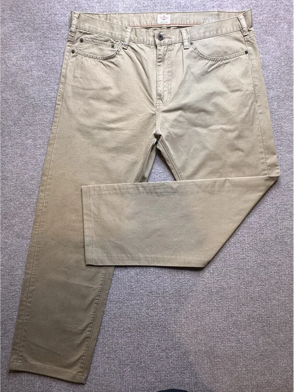 Dockers Men's Tan Denim W38 X L32 5 Pocket Jeans (980)